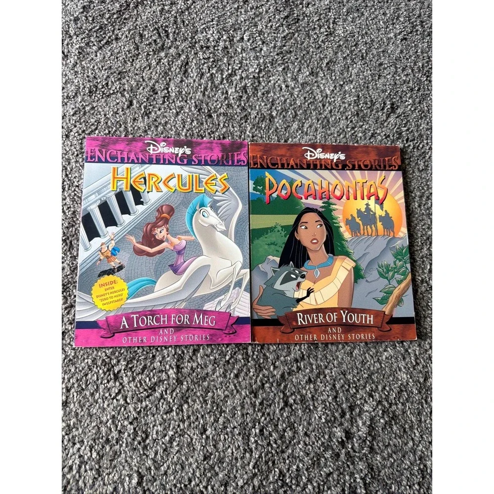 Disney's Enchanting Stories Pocahontas & Hercules Comic Books